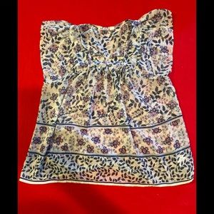 Gap Paisley flowered top Size XS